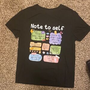 Kids Black Graphic Tee